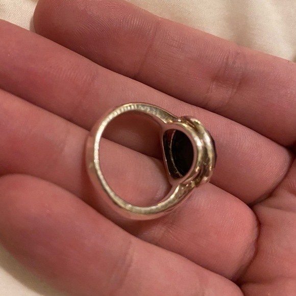 Ippolita Hammered Rock Candy Lollipop Black Onyx Ring - Picture 7 of 8